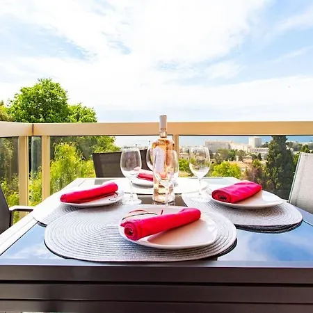 Riviera - La Terrasse De Clairefontaine - Swimming Pool - Fabron Apartment 4*