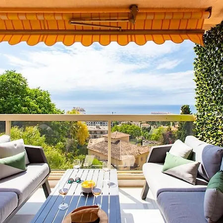 Riviera - La Terrasse De Clairefontaine - Swimming Pool - Fabron Apartment *