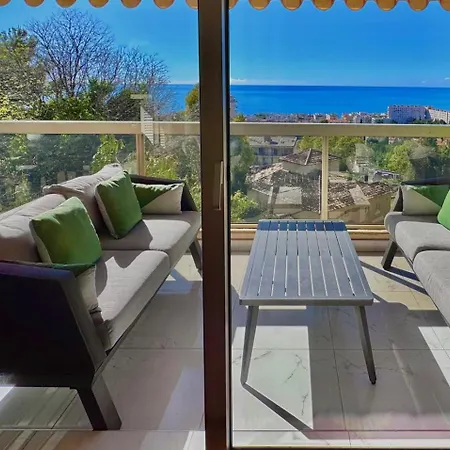 Apartment Riviera - La Terrasse De Clairefontaine - Swimming Pool - Fabron Nizza