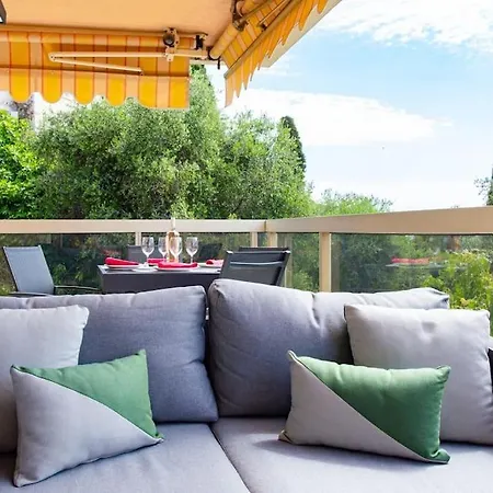 Riviera - La Terrasse De Clairefontaine - Swimming Pool - Fabron 公寓 4*